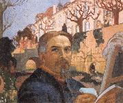 Maurice Denis Self-portrait with His Family in Front of Their House china oil painting reproduction